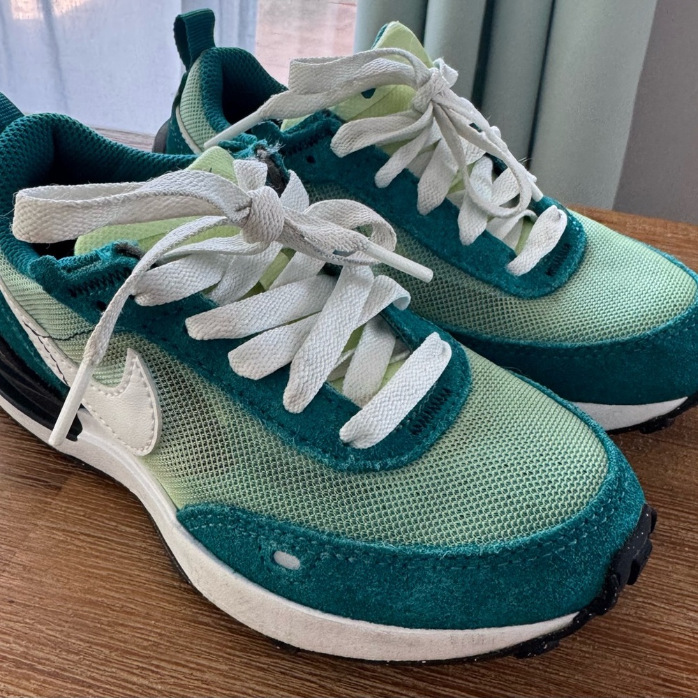 Nike Teal and White Athletic Shoes